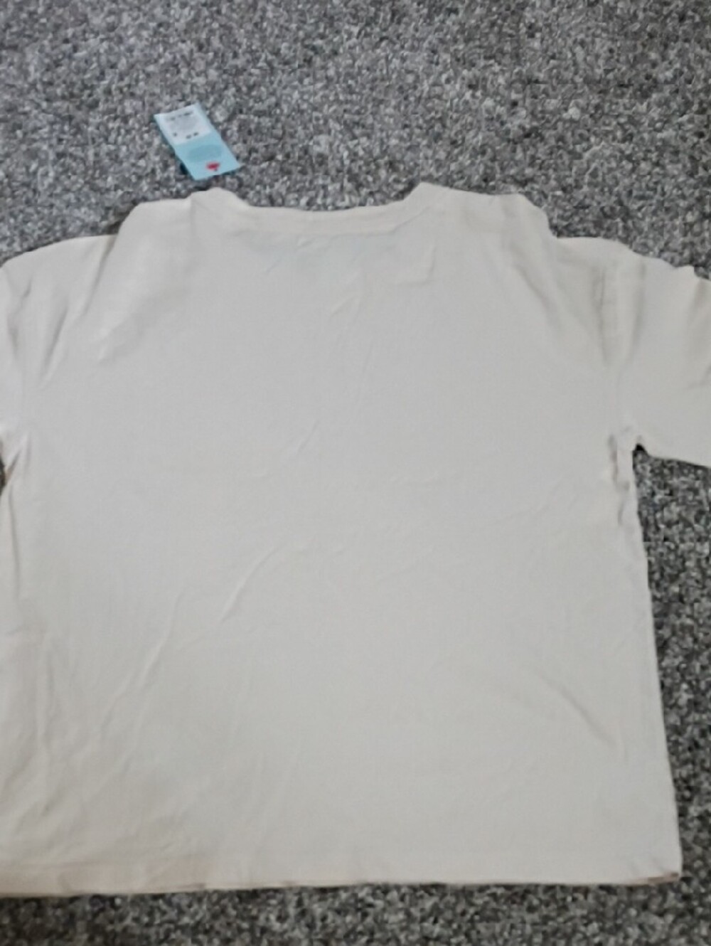 Cat & Jack Cream Short Sleeve Pocket Tee - Picture 5 of 5